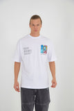 Saw Urbanity - Dual Portrait Oversize T-Shirt